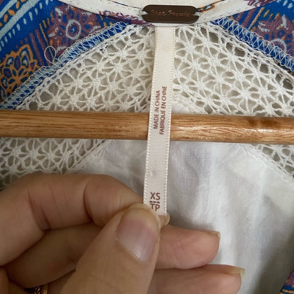 Free People Rain Shine Printed Swing Dress - Picture 12 of 13